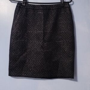 MARLOWE Black Textured Skirt 36